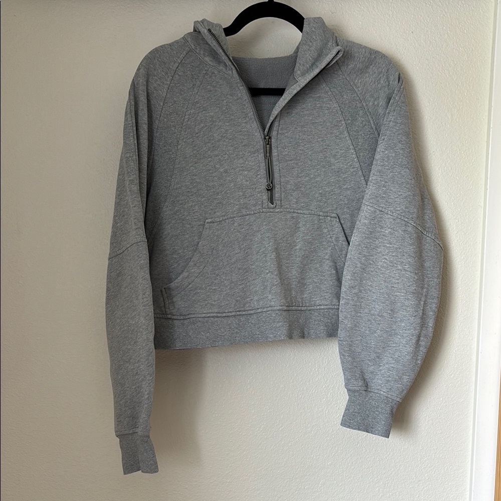 Scuba Oversized Half-Zip Hoodie